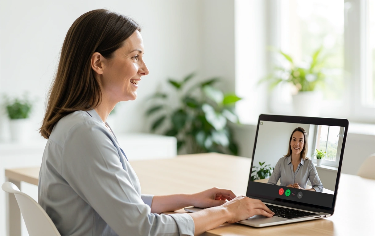 Online Ernährungsberatung Gesprächssituation